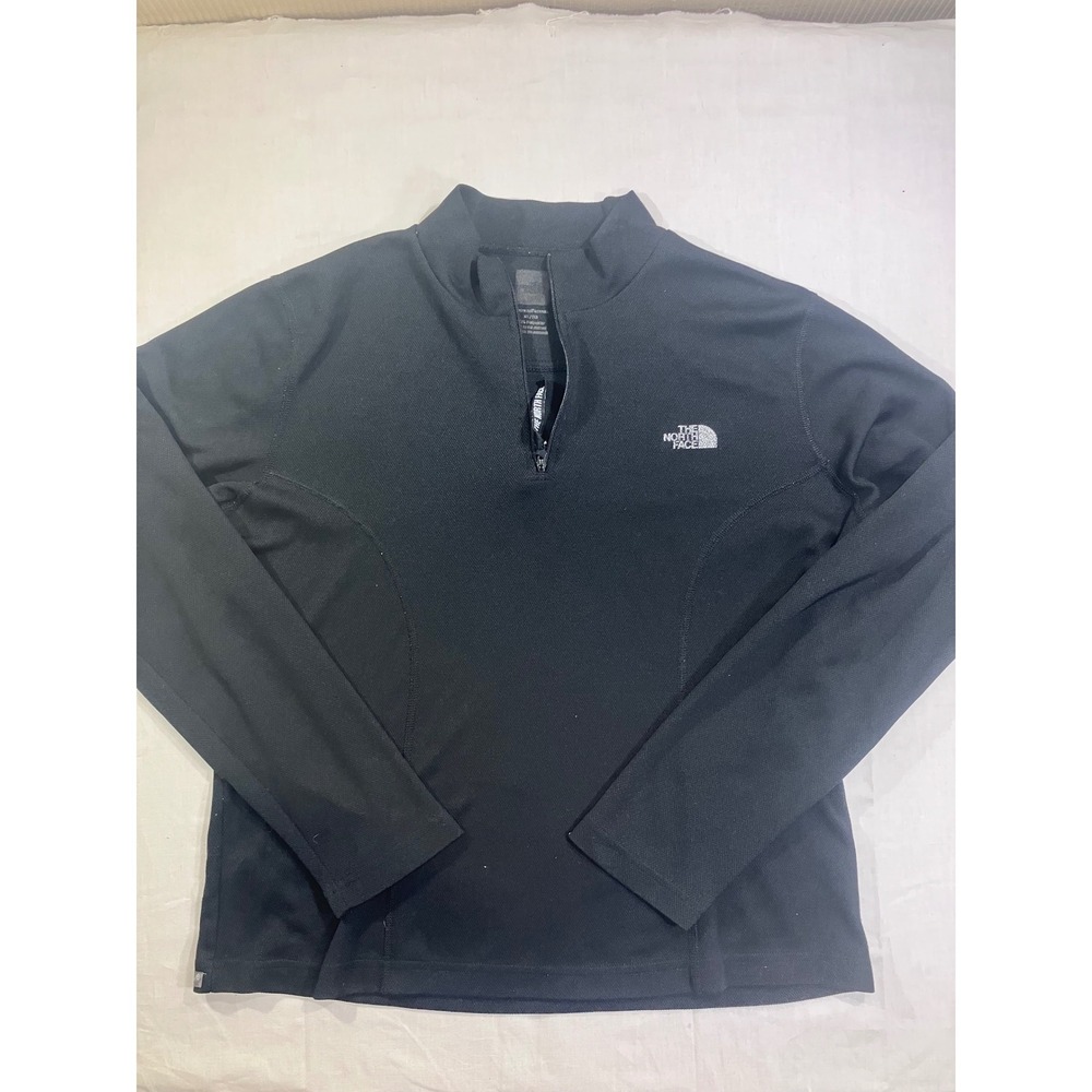 The North Face Mens XL/TG Black VaporWick 1/4 Zip Pullover Mock Neck Shirt